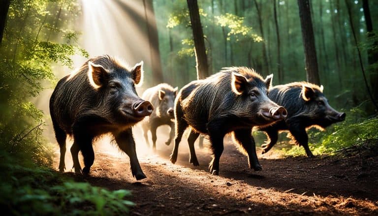 Wild Hogs: Nature’s Wanderers on the Move